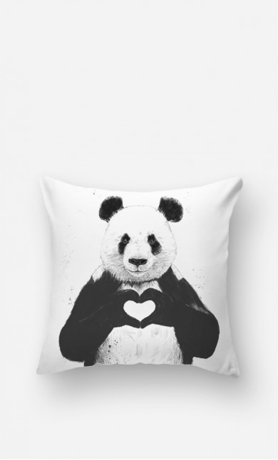 Coussin Love Panda