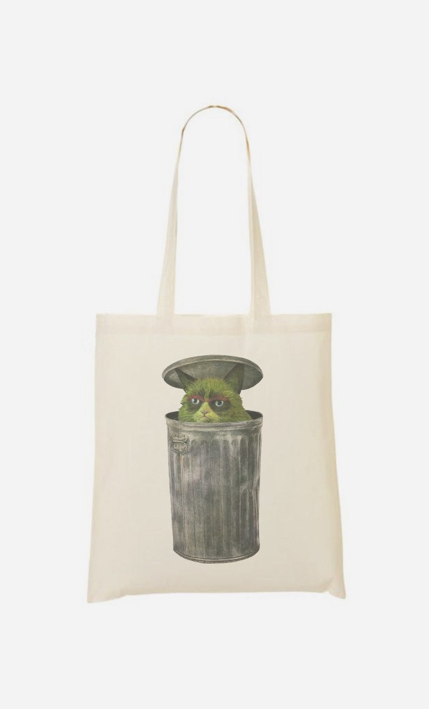 Tote Bag Grouchy Cat