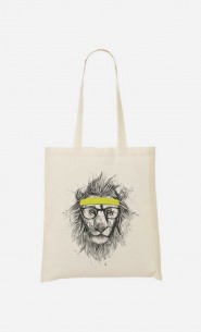 Tote Bag Hipster Lion