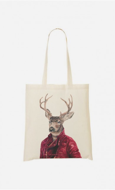 Tote Bag Red Clad Deer