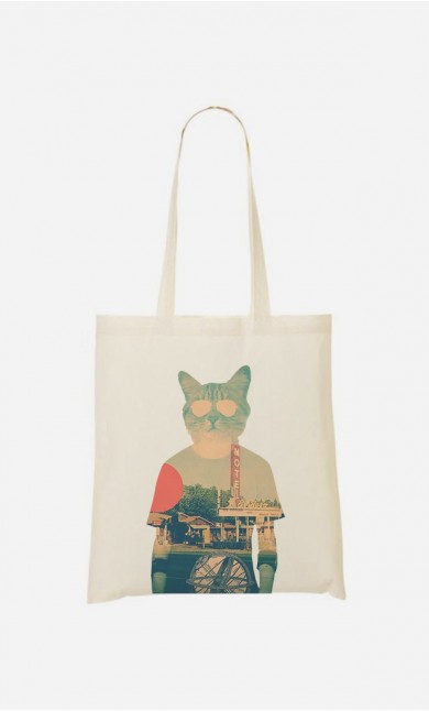 Tote Bag Cool Cat