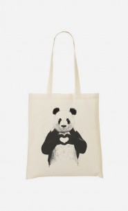 Tote Bag Léger Love Panda