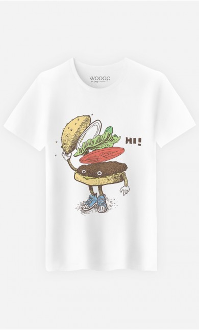 T-Shirt Homme Burger Greeting