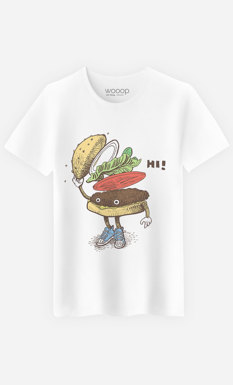 T-Shirt Homme Burger Greeting