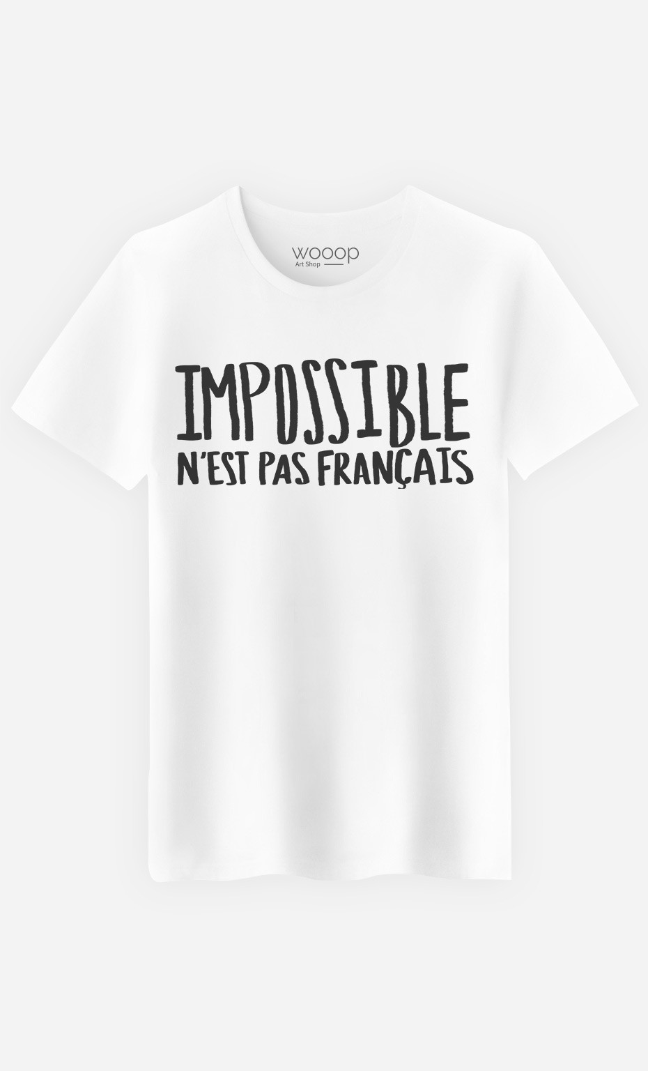 T-Shirt Homme Impossible N'est Pas Français