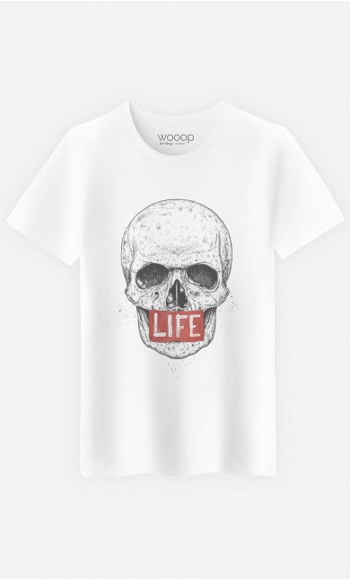 T-Shirt Homme Skull Life