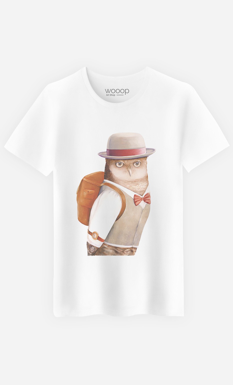 T-Shirt Homme Owl Traveller