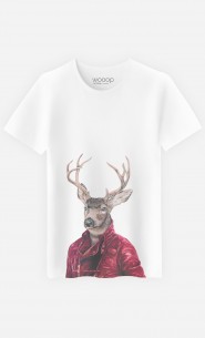T-Shirt Homme Red Clad Deer