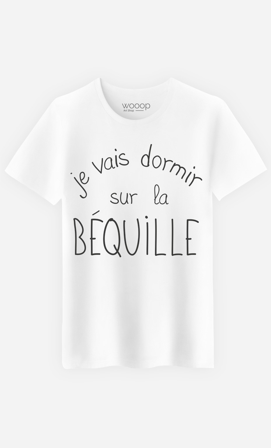 T-Shirt Homme Sur La Béquille