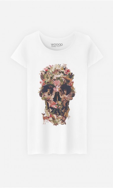T-Shirt Femme Jungle Skull