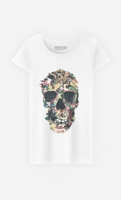 T-Shirt Femme Vintage Skull