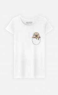 T-Shirt Femme Pocket Sloth