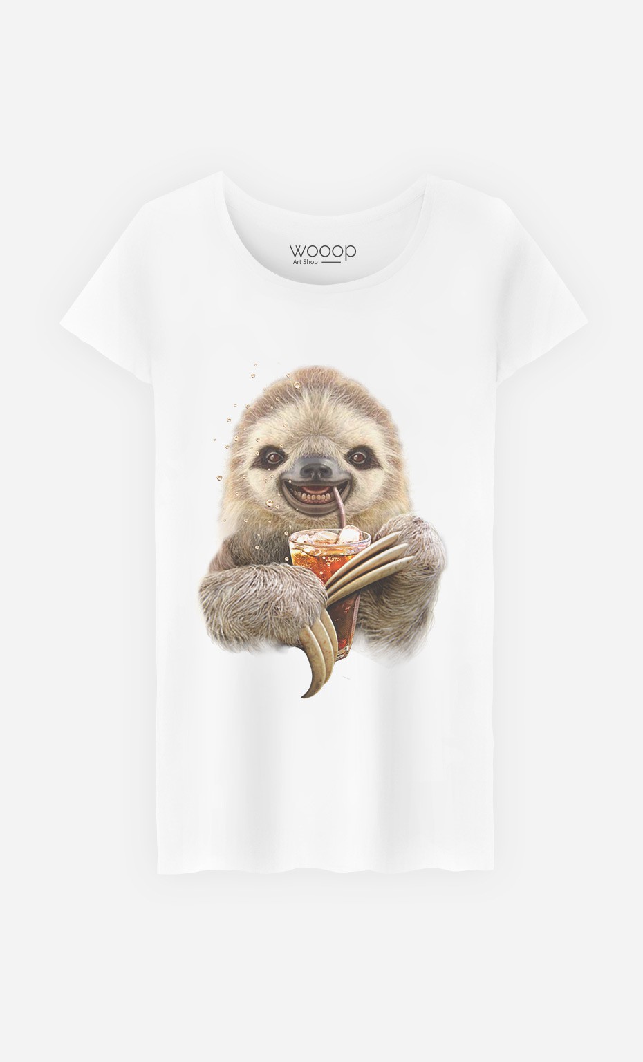 T-Shirt Femme Sloth & Drink