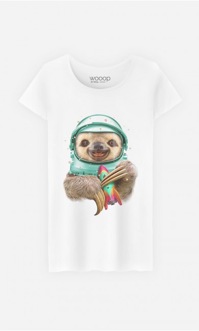 T-Shirt Femme Space Sloth