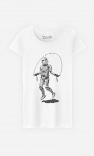 T-Shirt Femme Stormtrooper Skipping