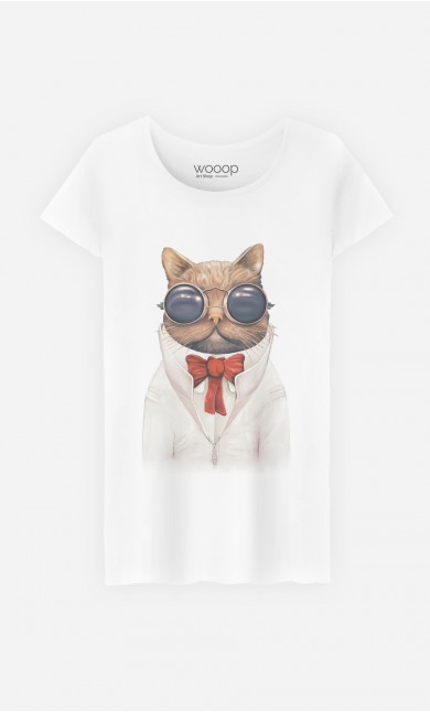 T-Shirt Femme Astro Cat