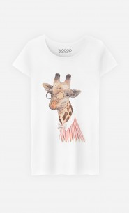 T-Shirt Femme Madame Giraffe