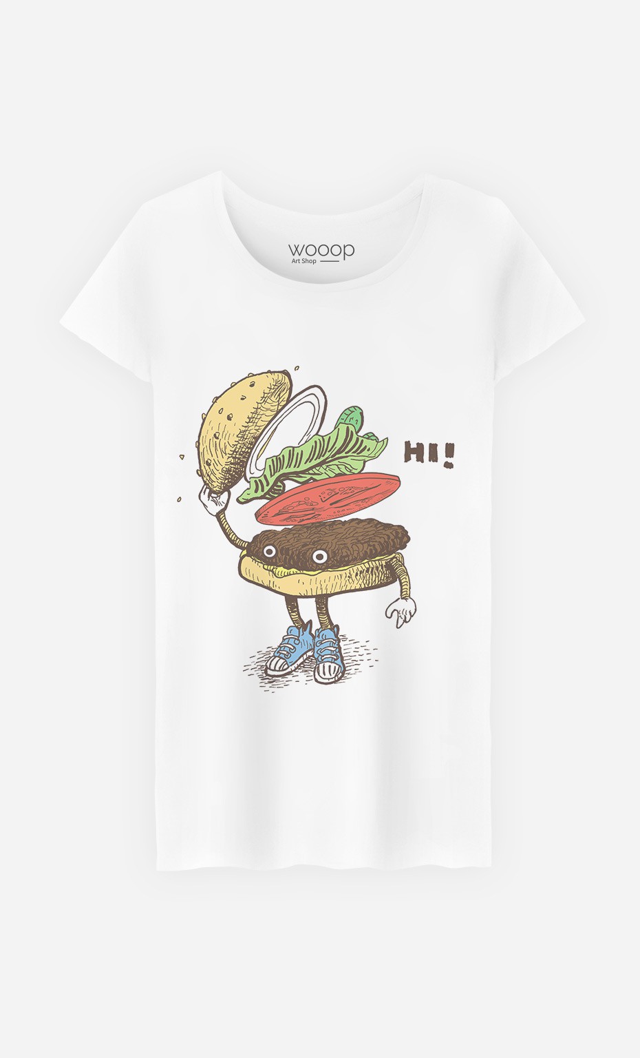 T-Shirt Femme Burger Greeting