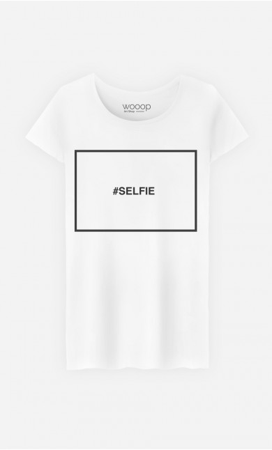 T-Shirt Femme Hashtag Selfie