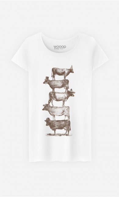 T-Shirt Femme Cow Cow Nuts