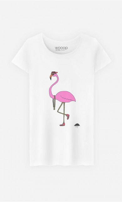 T-Shirt Femme Frederick The Flamingo