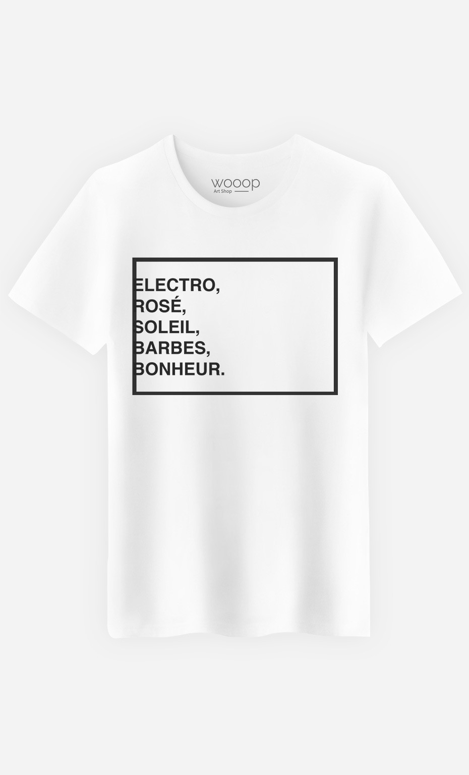 T-Shirt Homme Electro Rosé