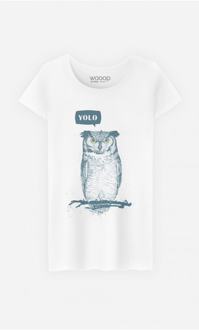 T-Shirt Femme Yolo Owl