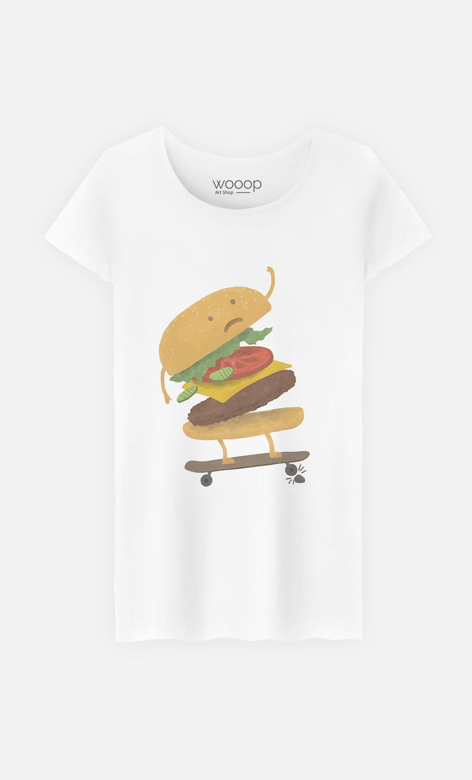 T-Shirt Femme Burger Wipeout