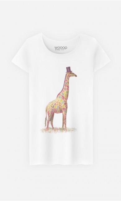 T-Shirt Femme Fashionable Giraffe