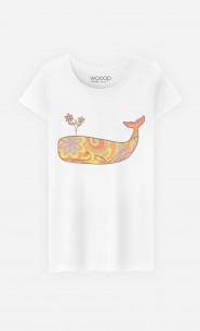 T-Shirt Femme Hippy Whale