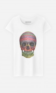T-Shirt Femme Navajo Skull