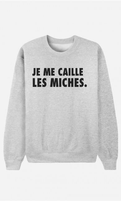 Sweat Homme Je Me Caille Les Miches