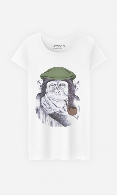 T-Shirt Femme Wise Mr Chimp