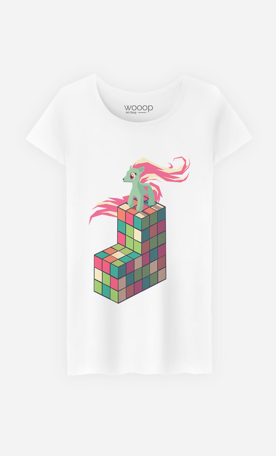 T-Shirt Femme Pony Rubik