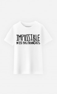 T-Shirt Enfant Impossible n'est Pas Français