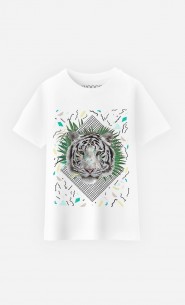 T-Shirt Enfant White Tiger