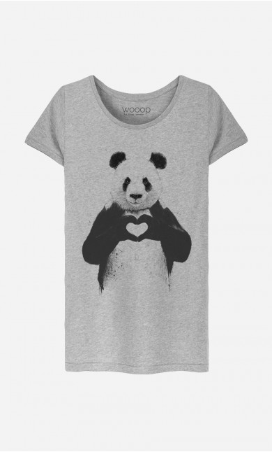 T-Shirt Femme Love Panda