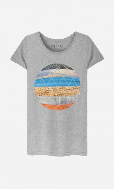 T-Shirt Femme Natural Geodesic