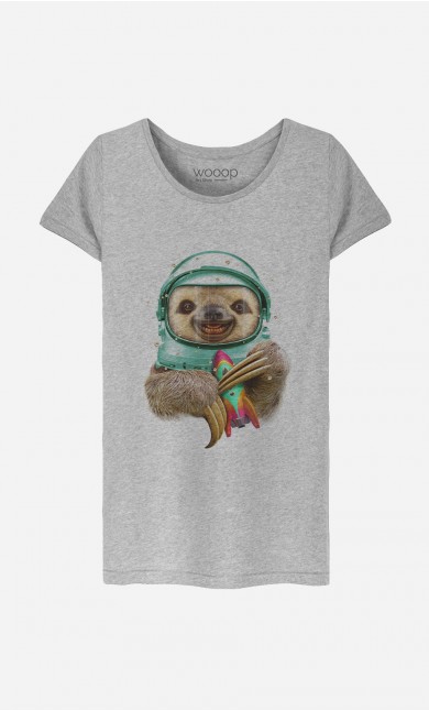 T-Shirt Femme Space Sloth