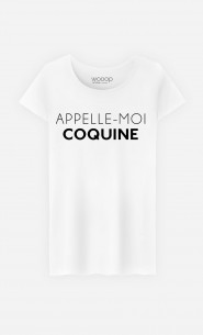 T-Shirt Femme Appelle-Moi Coquine
