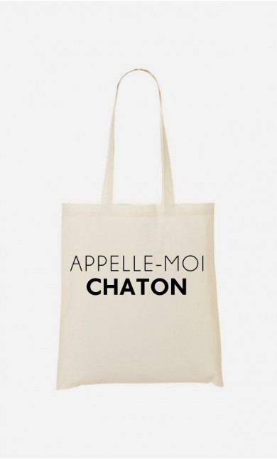 Tote Bag Appelle-Moi Chaton