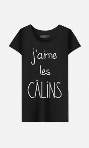 T-Shirt Femme J'aime Les Câlins