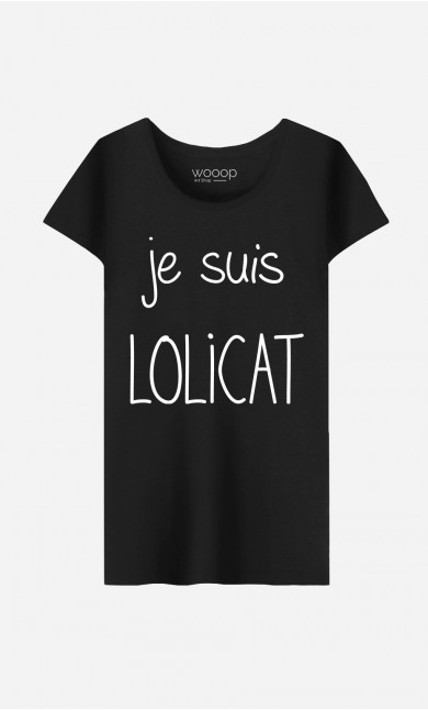 T-Shirt Femme Je Suis Lolicat
