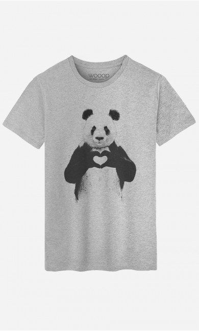 T-Shirt Homme Love Panda