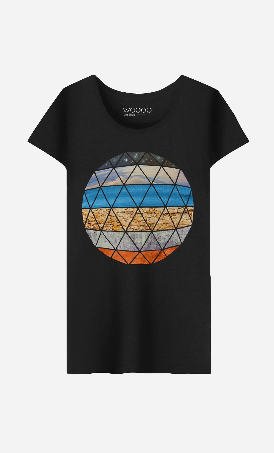 T-Shirt Femme Natural Geodesic