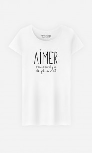 T-Shirt Femme Aimer