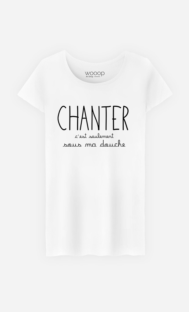 T-Shirt Femme Chanter