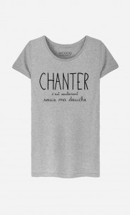 T-Shirt Femme Chanter