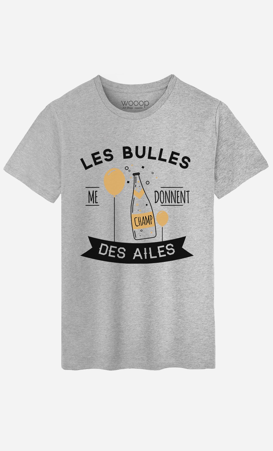 T-Shirt Homme Les Bulles Me Donnent Des Ailes