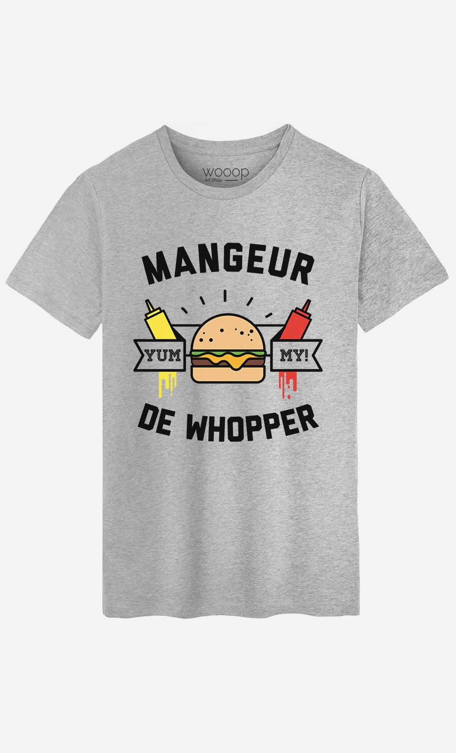 T-Shirt Homme Mangeur de Whopper
